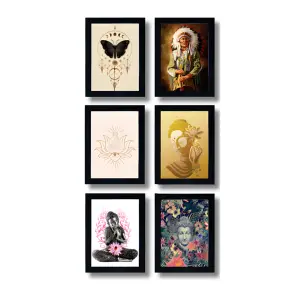 Quadros Místicos Laqueadas 2cm Medidas 30x40cm Ref. 348