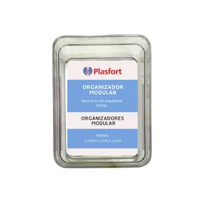 CAIXA ORGANIZADOR MODULAR PLASFORT 8,7CM X 11,7CM X 5,5CM