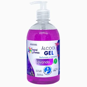 Álcool Em Gel Perfumado Lavanda 440Gr