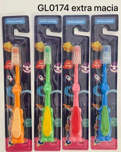 Escova dental para infantil goal gl0174 media pacote com 12un