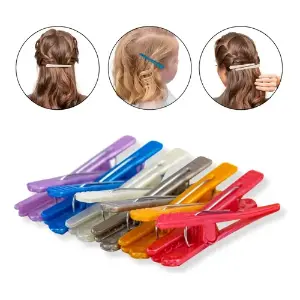 Grampo Grande p/ Cabelo c/ 10 unids Ref. 744 Prolar