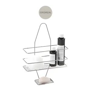 Suporte Para Shmapoo Níquel Linha Banheiro Azzo