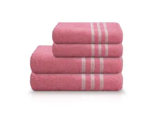 Toalha Decor Para Banho 62x120 Rosa CAMESA Ref F3595