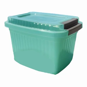 Organizador Com Trava 3L Color Tampa Transparente PlasMotta Ref. 5425