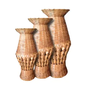 JARRA DE BAMBU PARA DECORAÇAO E FLORES 