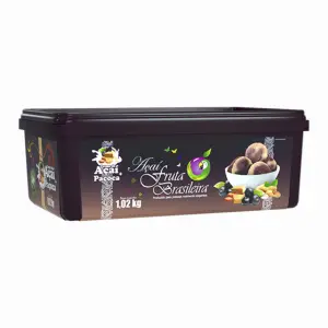 Pote 1,02 kg Açaí com Paçoca C/4 un Fruta Brasileira