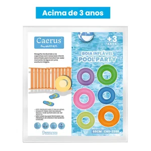 Bóia Divertida 65 cm Akash Summer – Diversão na Piscina, Referência CRS-2388