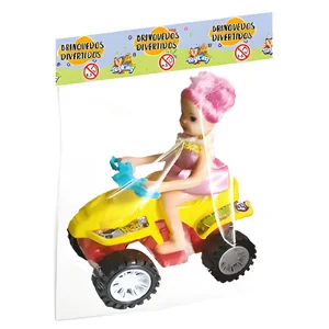 Boneca na Motoca TK-AB0139 Toy King - Divertido para todos os kid 