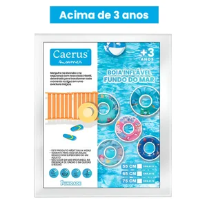 Bóia Colorida 85 cm Inflável Akash Summer CRS-2174 | Diversão na Piscina e Praia