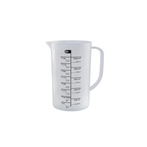 Jarra Medidora - Sobre a Pia PP 15 x 10,7 x 17,9 cm 1 L - Natural Coza Jarra Medidora - Sob BRINOX