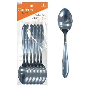 Colher de Chá Dubai Akash Imports CRS-2612 – Design Elegante e Alta Qualidade em Aço Inox