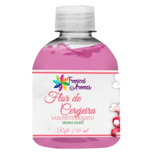 Refil 250ml Sabonete Líquido Flor De Cerejeira