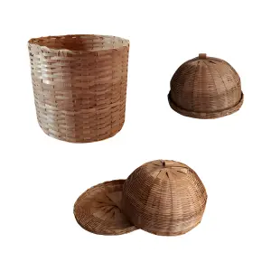 Linha Utilitários em Bambu Natural (Boleira e Ninho) Ref. 57/61 - Elis Artesanatos