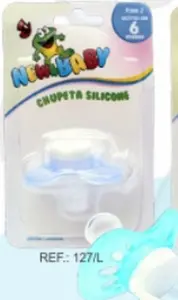 Chupeta Ventilada Pérola NEW BABY Ref 127/L Infantil Confortável E Segura Para Bebês