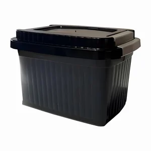 Organizador Com Trava 3L Preto PlasMotta Ref. 5525 