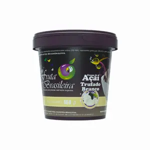 Pote 500 ml – 460 g Açaí Trufado Branco C/6 un Fruta Brasileira