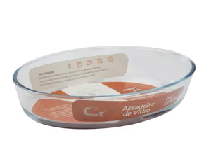 Assadeira de Vidro Oval 2,4 litros CV-228 PREÇO SOB CONSULTA ESGOTADO