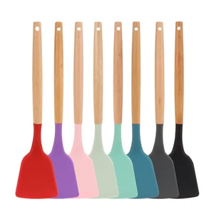 ESPÁTULA DE SILICONE CB MADEIRA EM9692