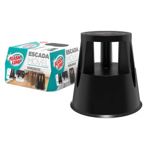Escada Móvel Preta Flash Limp PREÇO SOB CONSULTA