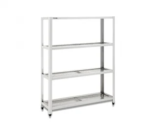 Estante Belinox Fritomaq – Organização e Elegância em Aço Inox para Sua Cozinha