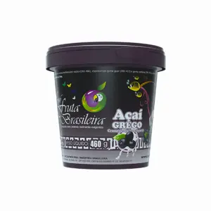 Pote 500 ml – 460 g Açaí Grego C/6 un Fruta Brasileira