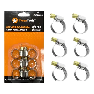  Abraçadeira Alemã  com Parafuso 3/4” Akash Imports TRY-0091 – Alta Resistência e Durabilidade