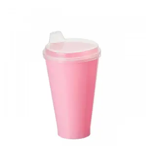 Copo 400ml Com Bico Ercaplast Ref. 1071 Resistente Prático E Ideal Para Uso Diário