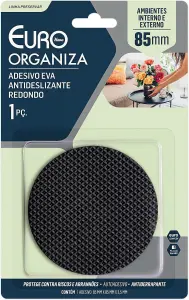 Euro Home - Adesivo EVA Anti Deslizante Redondo 85 mm, 1 Peça - ENC0860