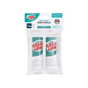 Refil para Mini Rolo Adesivo 2 pç. Flash Limp PREÇO SOB CONSULTA