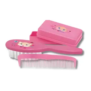 Kit Banho Chérie & Duke Escova, Pente e Saboneteira