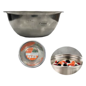 Tigela de Inox 1500 ml Akash Imports  CRS-2563 - Praticidade