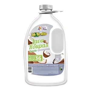 Lava Roupas Líq Só Brilho 3lt - Coco Tropical