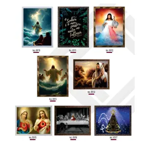 Quadros Sortidos FM 2cm Medidas 40x50cm Ref. 851