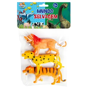 Conjunto Animais  Selvagens TK-AB5453 Toy King - Divertido para todos os kid 