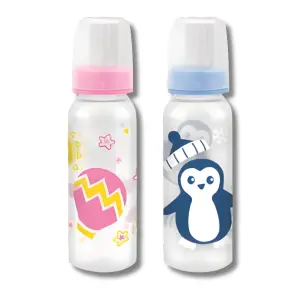 Mamadeira Cristal Reta 240ml