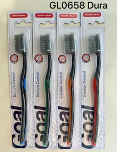 Escova dental para adulto goal gl0658 media pacote com 12un