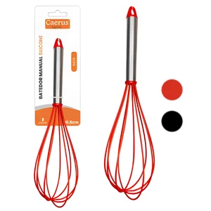 Batedor de Silicone Akash Imports CRS-2801 – Resistente, Durável e Ideal para Cozinhar