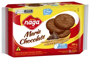 Biscoito Maria Chocolate 360g NAGA