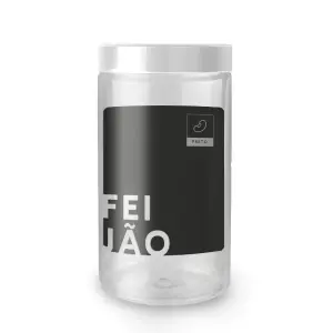 Pote Colors Feijão 1,8L PANAMBY Ref 1039 Organizador Para Armazenamento De Alimentos