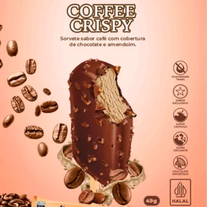 Sorvete Coffee Crispy Aice Brasil – Sabor irresistível de café com crocância perfeita!