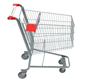 Carrinho de Supermercado 140 litros com porta-bebê Modelo: L542.02