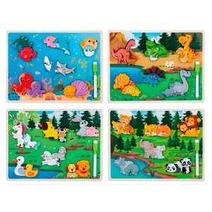 Encaixe Mundo Animal TK-AB8807 Toy King - Divertido para todos os kid 