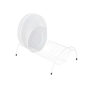 Organizador de Pratos Branco Linha Cozinha Azzo