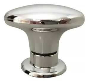 Puxador Oval Cromado Gr c/ 1unid Ref. 2030 Prolar