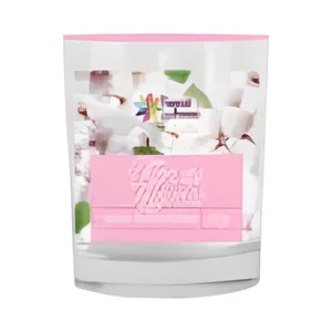 Vela Aromática Perfumada 180Gr Flor De Algodão