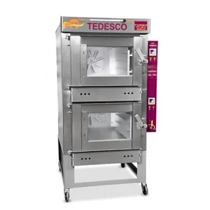 Forno Turbo 4 esteiras (em cada camara) 58x68 FTT-120 DUPLO TEDESCO