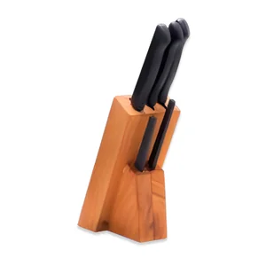 CONJUNTO DE FACAS 6 PÇS COM  CEPO DE MADEIRA Martinazzo