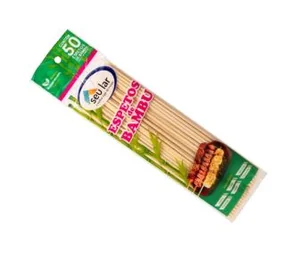 ESPETO DE BAMBU PARA CHURRASCO SEU LAR