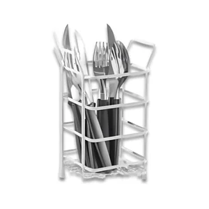 Suporte para Talheres Branco Linha Cozinha Azzo