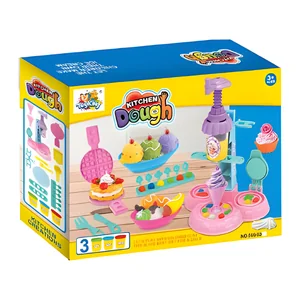 Sorveteria Divertida  Massinha de Modelar TK-AB8078 Toy King - Divertido para todos os kid 